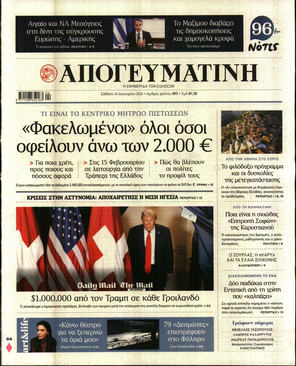 Πρωτοσέλιδο εφημερίδας