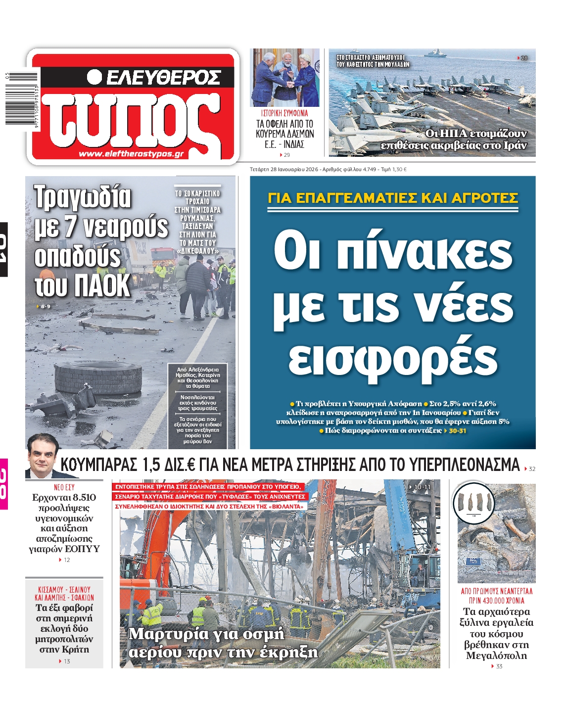 Πρωτοσέλιδο εφημερίδας