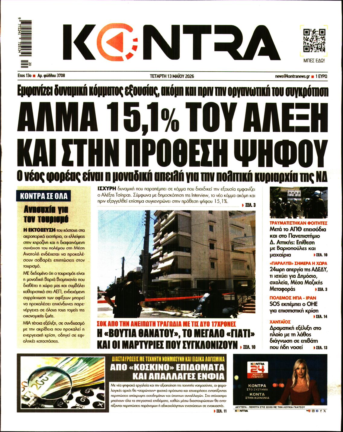 Πρωτοσέλιδο εφημερίδας